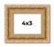 3x4 Refined Picture Frame with UV-Resistant Acrylic & Acid Free Backing, Available in 5 Finishes - Black, Blue, Gold, Silver, and White